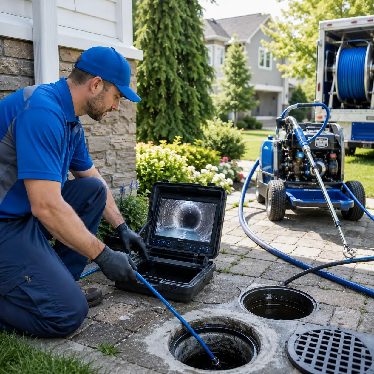 Outdoor drain cleaning professionals serving Laurel Hill, NC